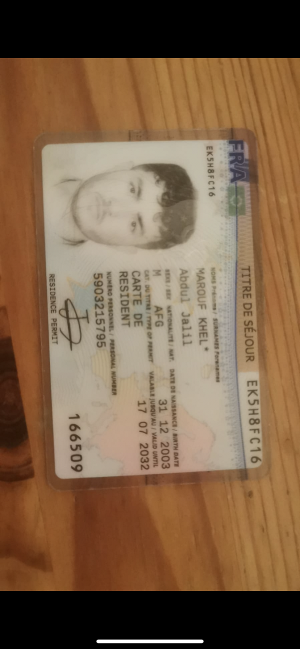 Perdu titre de séjour à la gare de Paris