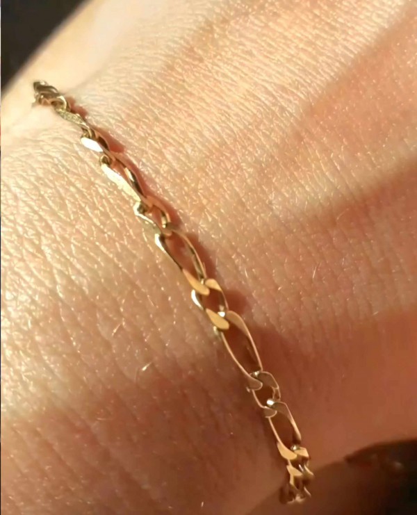 Bracelet or mailles fines