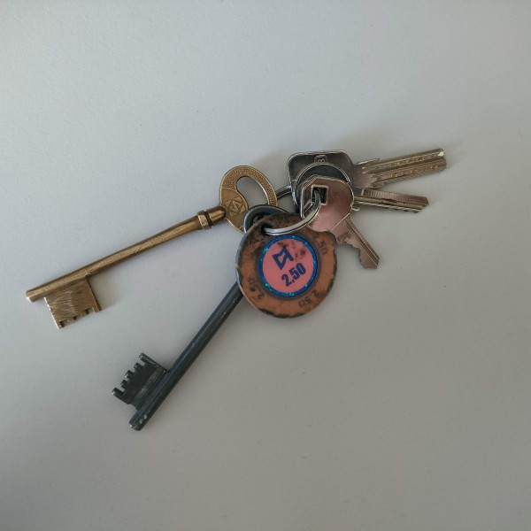 Trousseau de 5 clefs d'habitation, Sainte Marguerite, Marseille 9ème