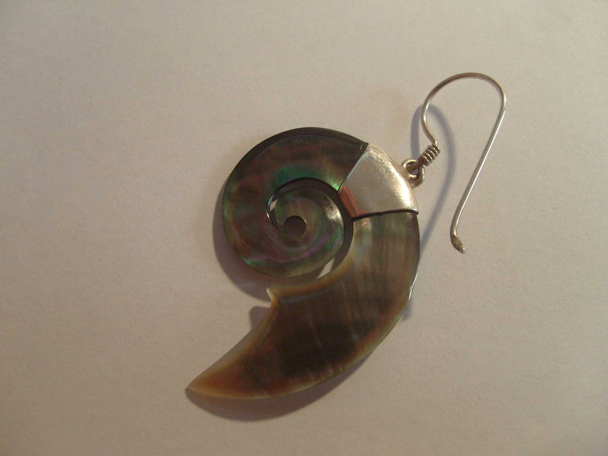Boucle d'oreille coquillage